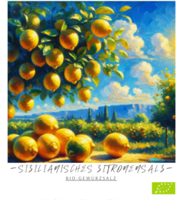 Sizilianisches Zitronensalz - Bio
