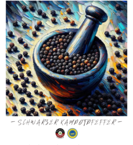 Schwarzer Kampotpfeffer